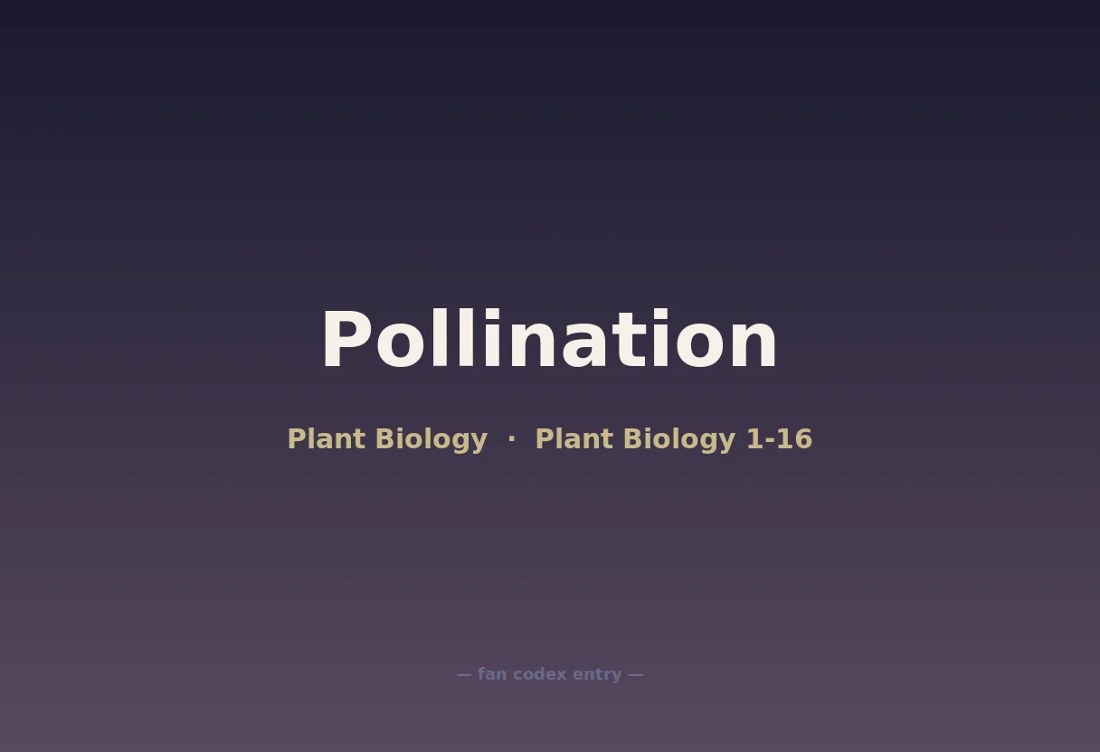 Pollination